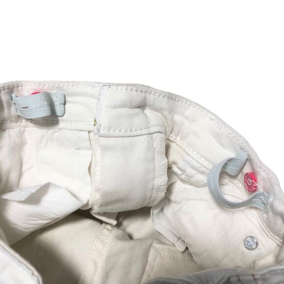 Matilda Jane Enchanted Garden Logan Cropped Straight Leg White Jeans Girls 6 - Picture 6 of 7